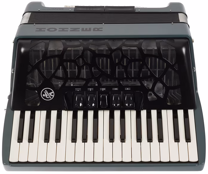 Hohner Bravo III 72 Twilight Silent Key - Klávesový akordeón