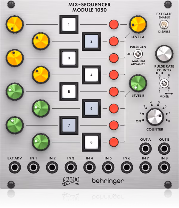 Behringer MIX-SEQUENCER MODULE 1050 - Eurorack modul