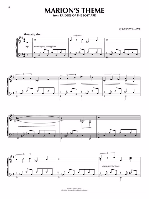 MS Indiana Jones Piano Solo Collection - Noty pre klavír