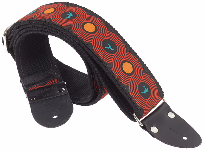 PRS 2” Deluxe Retro Strap, Blue Birds, Custom Jacquard - Gitarový popruh