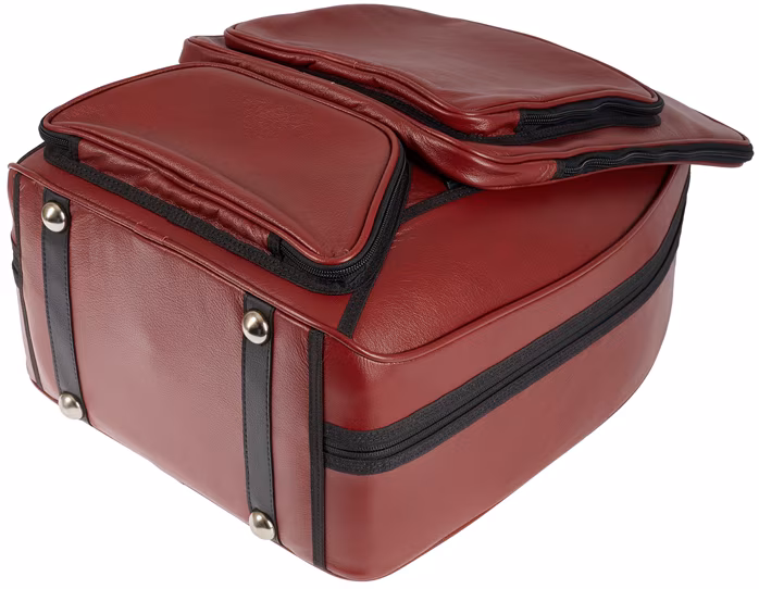 Marcus Bonna MB-5 Baby 1, Wine Leather, without sheet music bag, connectable straps - Puzdro pre lesný roh
