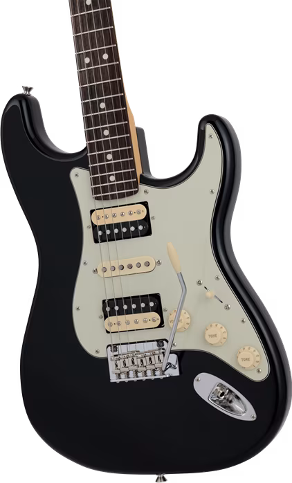 Fender FENDER 2024 Collection Made in Japan Hybrid II Stratocaster HSH MN BK - Elektrická gitara