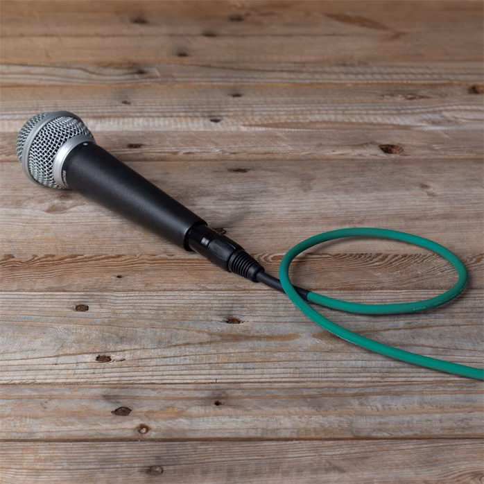 Cascha Standard Line Mic Cable Green 9m - Mikrofónny kábel