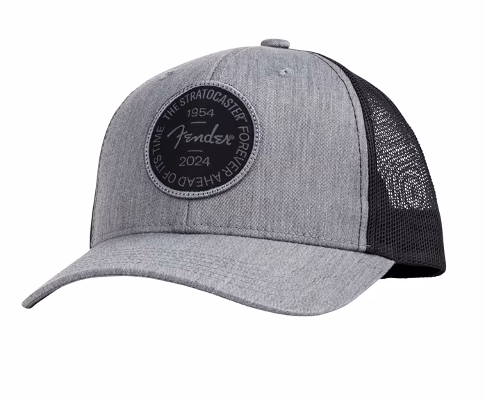 Fender Strat 70th Badge Hat, Gray Hthr, 1 size - Šiltovka