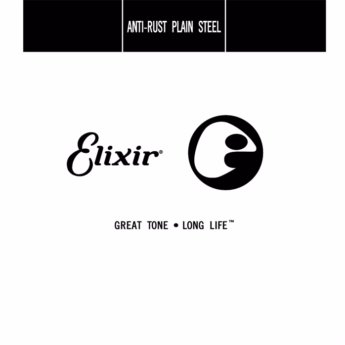 Elixir Anti-Rust Plain Steel Single .012" - Kusová struna