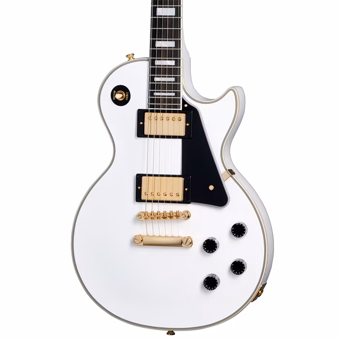 Epiphone Les Paul Custom Alpine White - Elektrická gitara
