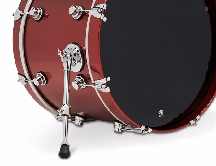 DWe 4-Piece Black Cherry Metallic Lacquer Kit - Elektroakustická bicia súprava