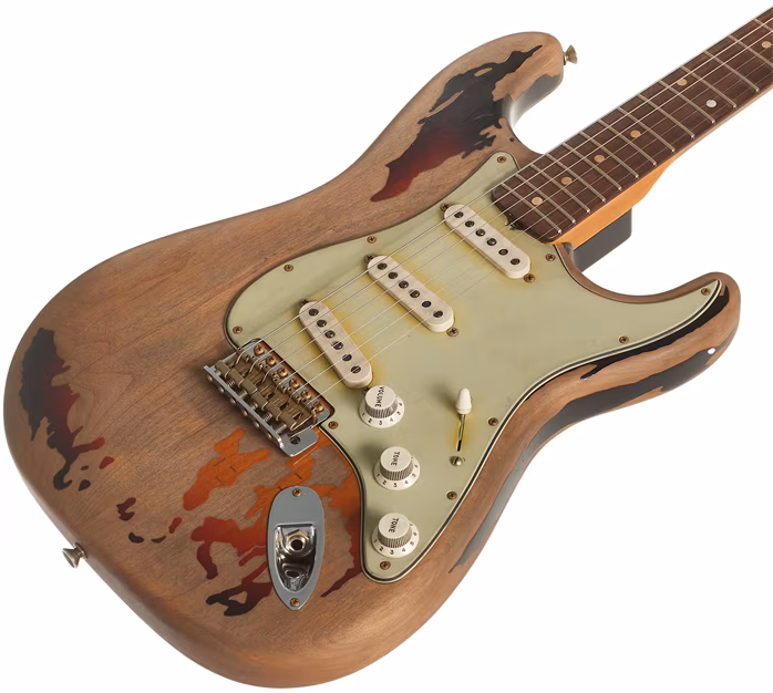 Fender Custom Shop Rory Gallagher Signature Stratocaster Relic 3TSB - Elektrická modelingová gitara