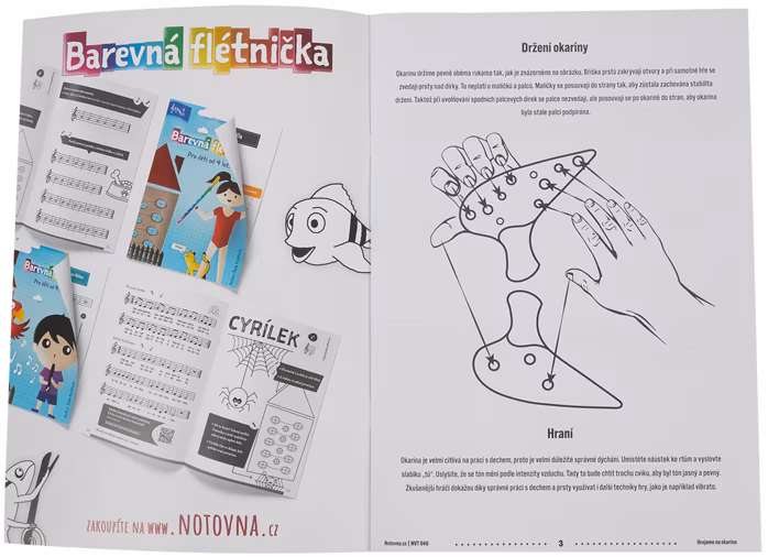 KN Hrajeme na okarínu - Noty pre fúkaciu harmoniku
