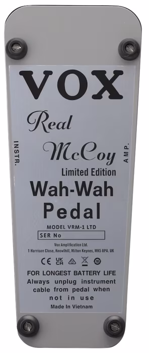 Vox Real McCoy Wah LTD - Wah Wah pedál