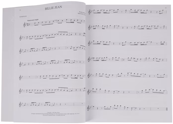 MS 101 Popular Songs: Tenor Sax - Noty pre altsaxofón