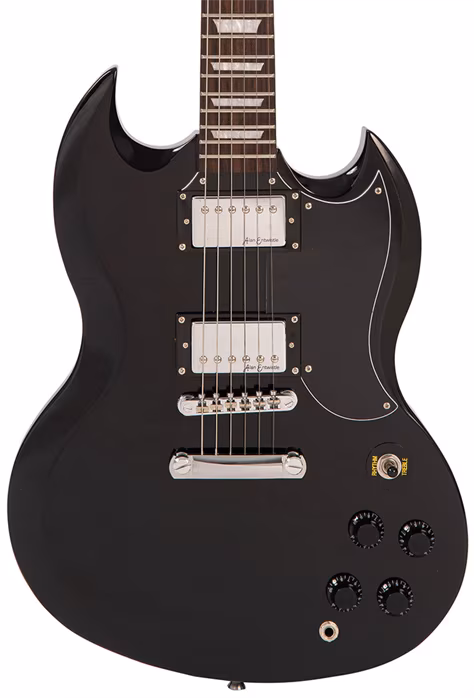 Vintage V69 Coaster Pack Black - Elektrická gitara set