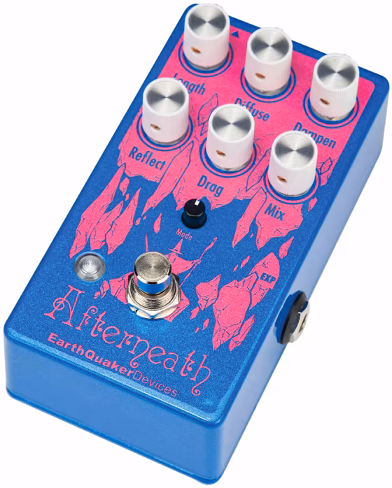 Earthquaker Devices Afterneath V3 BM Custom Lite Blue/Magenta - Gitarový efekt