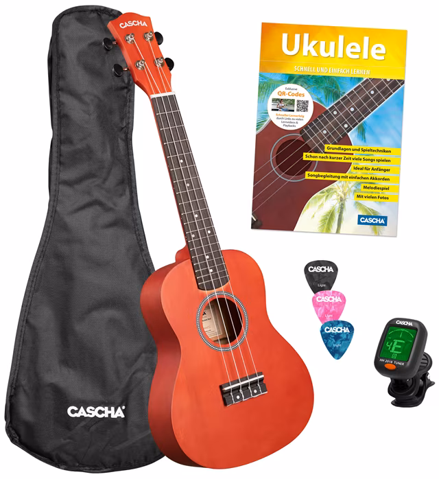 Cascha CUC102S Concert Linden Red - Akustické ukulele