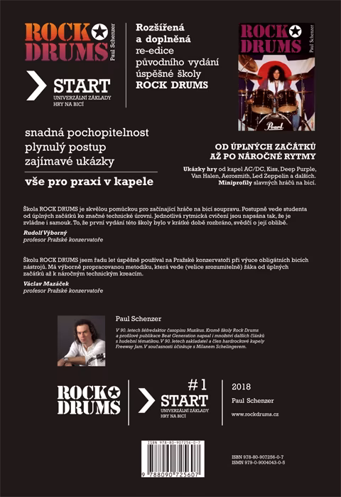 KN Paul Schenzer - ROCK DRUMS / START - Škola hry na bicích