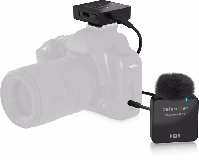 Behringer GO CAM WIRELESS - Bezdrôtová reportážna súprava s mikrofónom