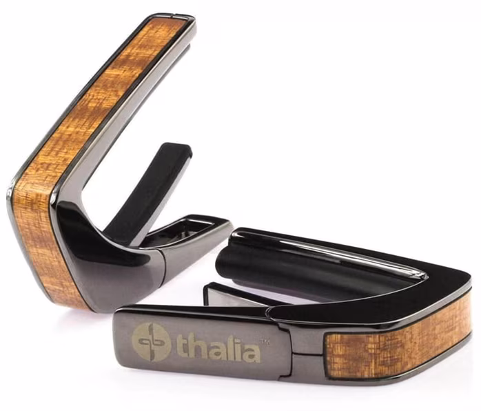 Thalia Wood Collection Sapele Black Chrome - Kapodaster