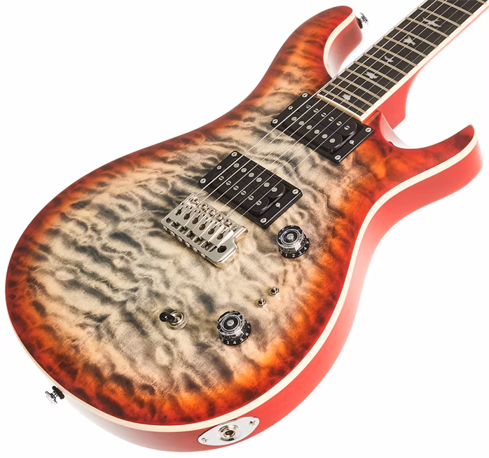 PRS SE Custom 24-08 Charcoal Cherry Burst (rozbalené) - Elektrická gitara