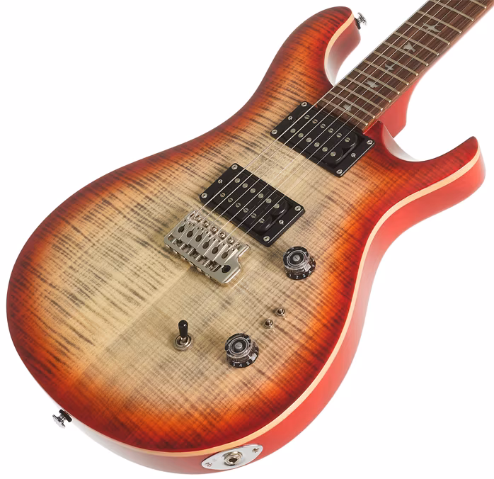 PRS SE Custom 24-08 Charcoal Cherry Burst (použité) - Elektrická gitara