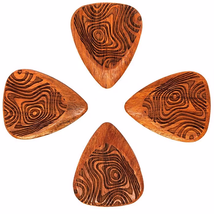 Timber Tones Laser Tones Grip Thumb Print 4-Pack - Brnkátka