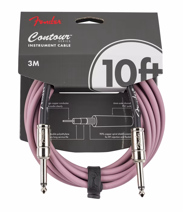 Fender Contour 10' Cable BGM - Nástrojový kábel