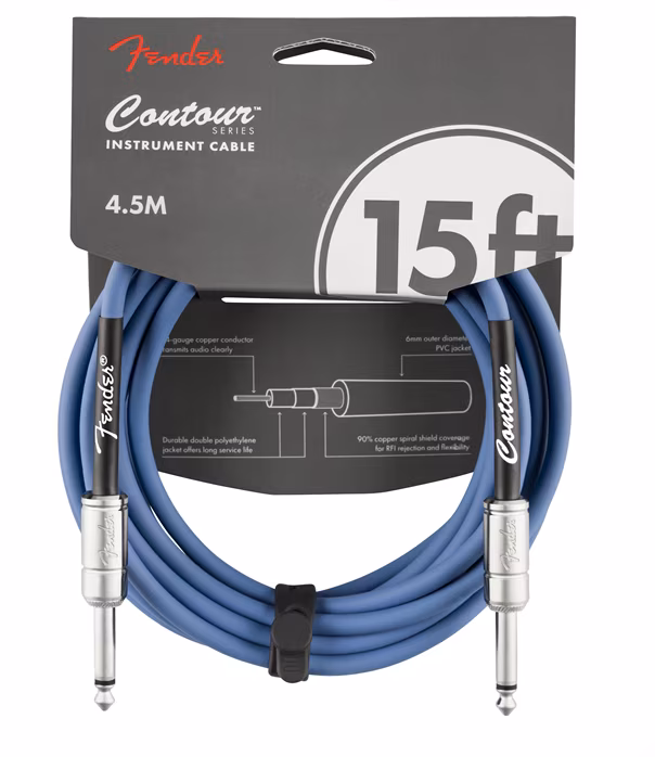 Fender Contour 15' Cable LPB - Nástrojový kábel