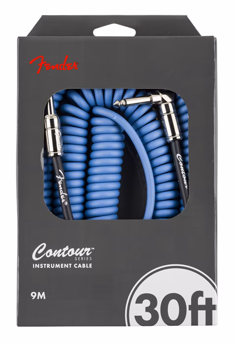 Fender Contour 30' Coiled Cable LPB - Krútený nástrojový kábel