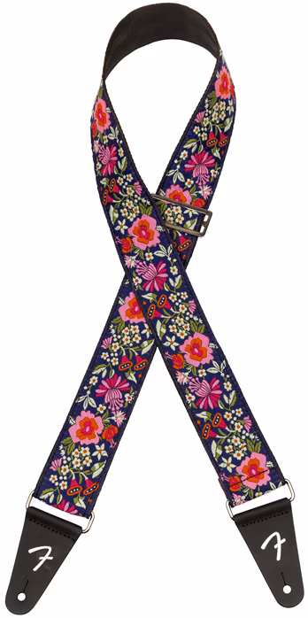 Fender Mosaic Jacquard Strap Blue - Gitarový popruh
