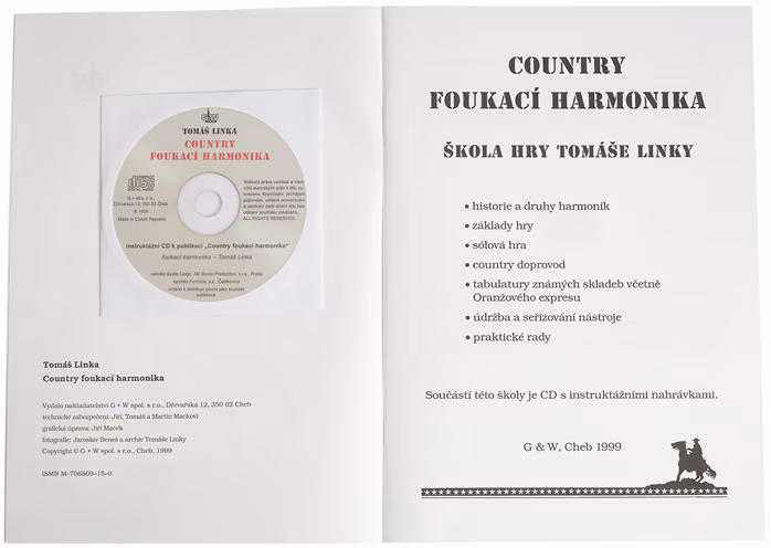 KN Country foukací harmonika - Tomáš Linka - Škola hry na fúkacej harmonike