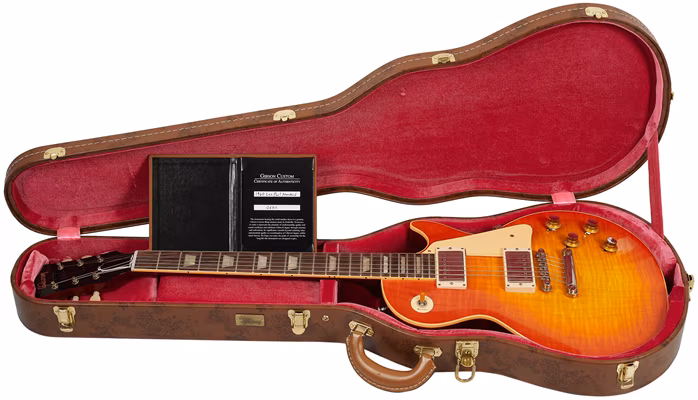 Gibson Custom 1960 Les Paul Standard Reissue VOS Tangerine Burst (Zánovné) - Elektrická gitara