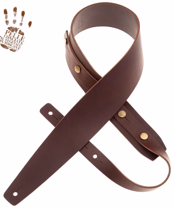 Magrabò Buttons BC Core Dark Brown 7 cm - Gitarový popruh