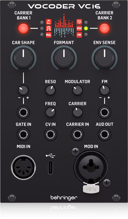 Behringer VOCODER VC16 - Analógový syntezátor