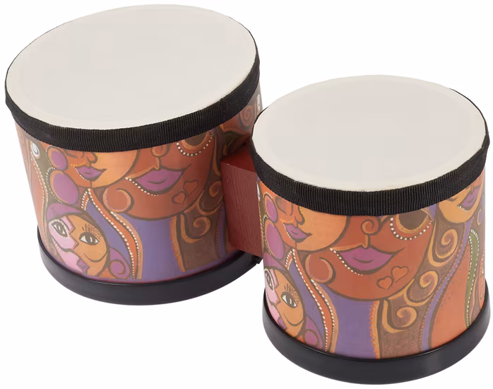 PP World Percussion Mini Bongos with Beaters - Mini bongá