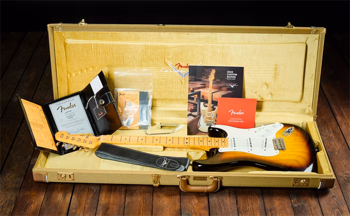 Fender Custom Shop 2023 Stratocaster 55 DLX Closet Classic - Elektrická gitara