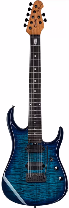 Sterling by Music Man John Petrucci JP157D QM Cerulean Paradise - Elektrická sedemstrunová gitara