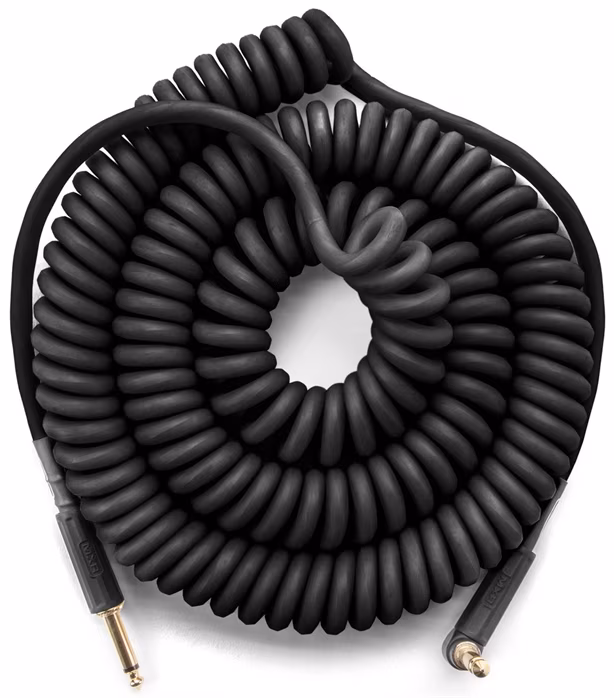 MXR 30 FT Coil Cable Black Right/Straight - Krútený nástrojový kábel