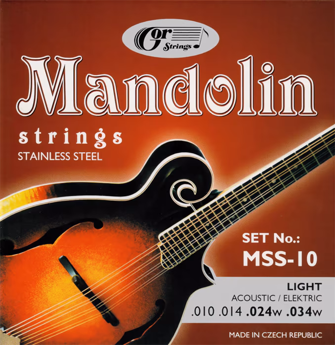 Gorstrings Mandolin MSS10 1034w + E - Struny na mandolínu