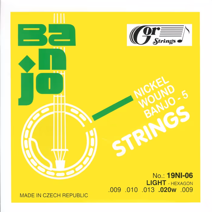 Gorstrings Banjo 19BNI-06 0920w + D - Struny na päťstrunové bendžo