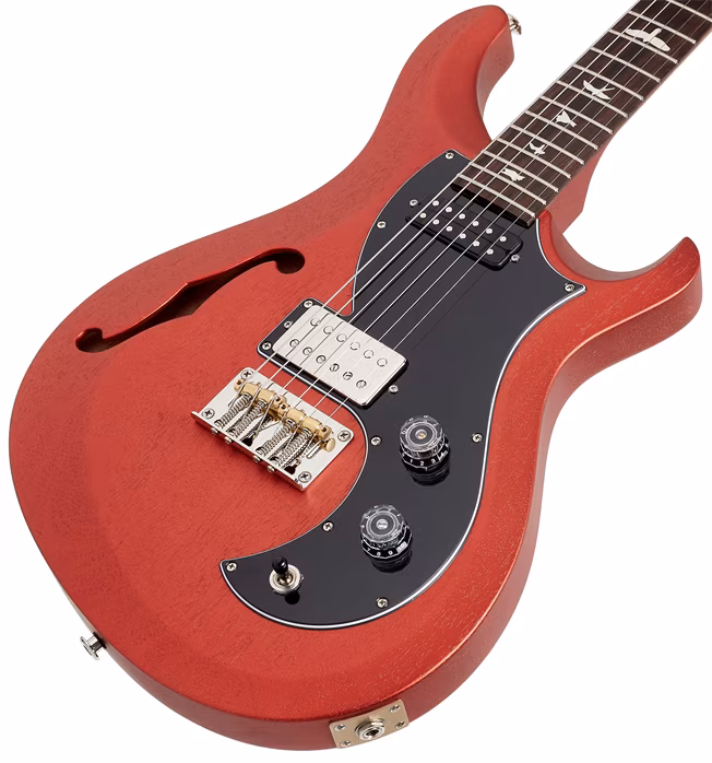 PRS S2 Vela Semi Hollow Satin Red Apple Metallic (použité) - Semiakustická gitara