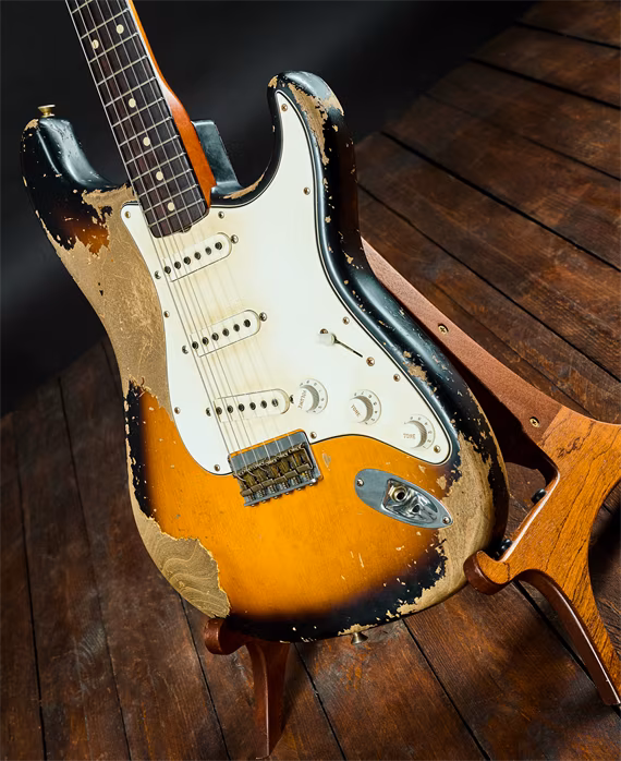 Fender Custom Shop 2024 Stratocaster 59 Masterbuilt Levi Perry Hardtail - Elektrická gitara