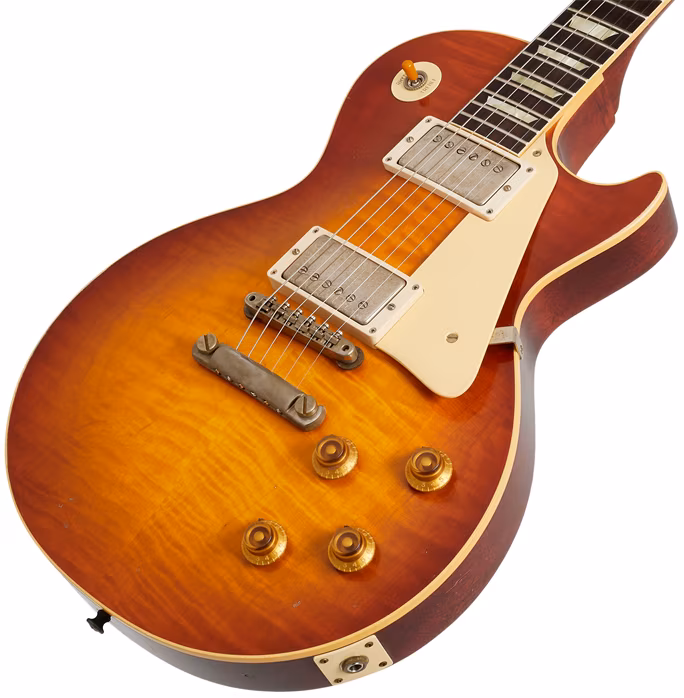 Gibson Custom 1960 Les Paul Standard V2 BOTB 151 Light Aged - Elektrická gitara