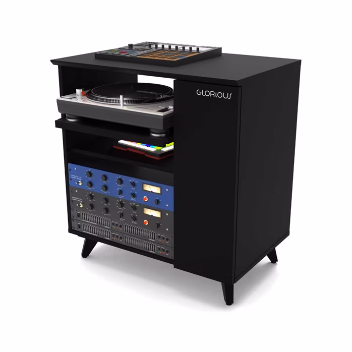 Glorious Modular Side Rack Black - Štúdiový nábytok