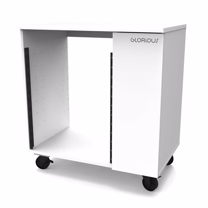 Glorious Modular Side Rack White - Štúdiový nábytok