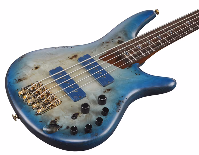 Ibanez SR6605 Ghost Fleet Blue Burst - Elektrická basgitara
