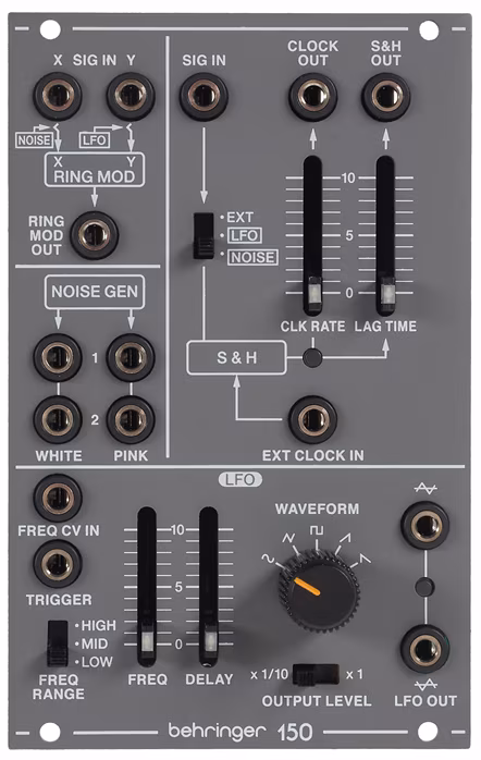 Behringer 150 RING MOD/NOISE/S&H/LFO - Eurorack modul
