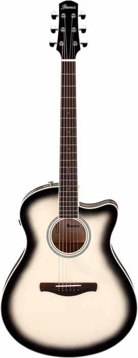 Ibanez AAM370M1CE Transparent Panda - Elektroakustická gitara