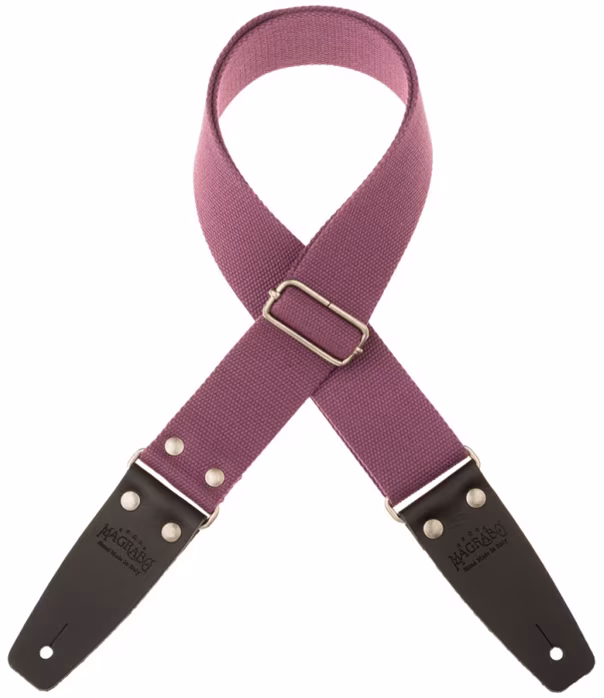 Magrabò Stripe SC Entry Plum / Black 5 cm - Gitarový popruh