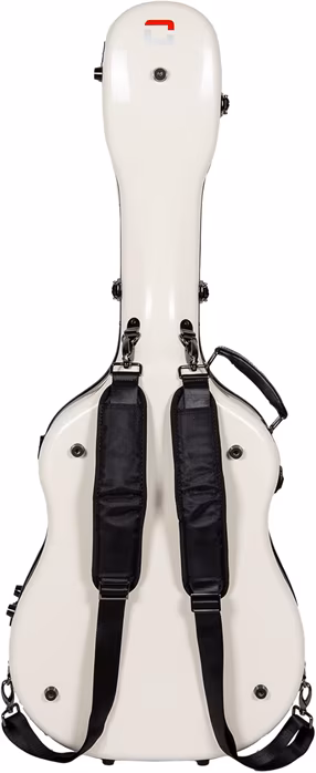 CrossRock CRF2021DMW Milk White - Kufor na akustickú gitaru
