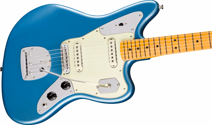Fender American Professional Classic Jaguar MN Faded Lake Placid Blue - Elektrická gitara