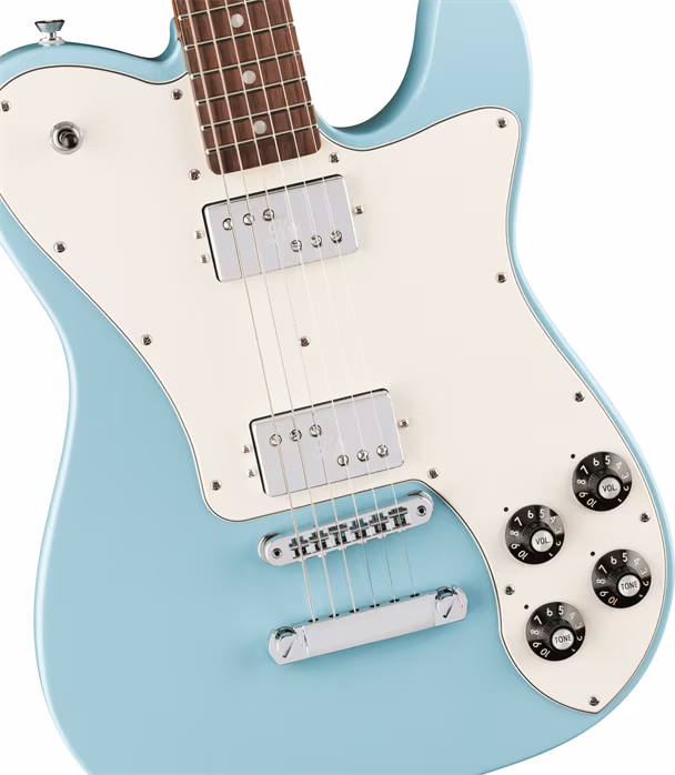 Fender Kingfish Delta Day Telecaster Deluxe RW Daphne Blue - Elektrická gitara